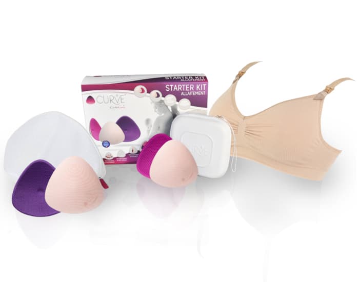 CACHE-COEUR LINGERIE Starter Kit d'Allaitement - Brassière Nude XL