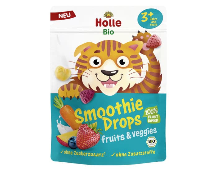 HOLLE Fruit Mix - Sans Sucres Ajoutés - Dès 3 ans - 15 g
