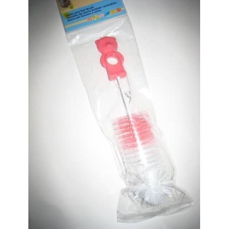 2 Goupillons-rose pour biberons et tétines