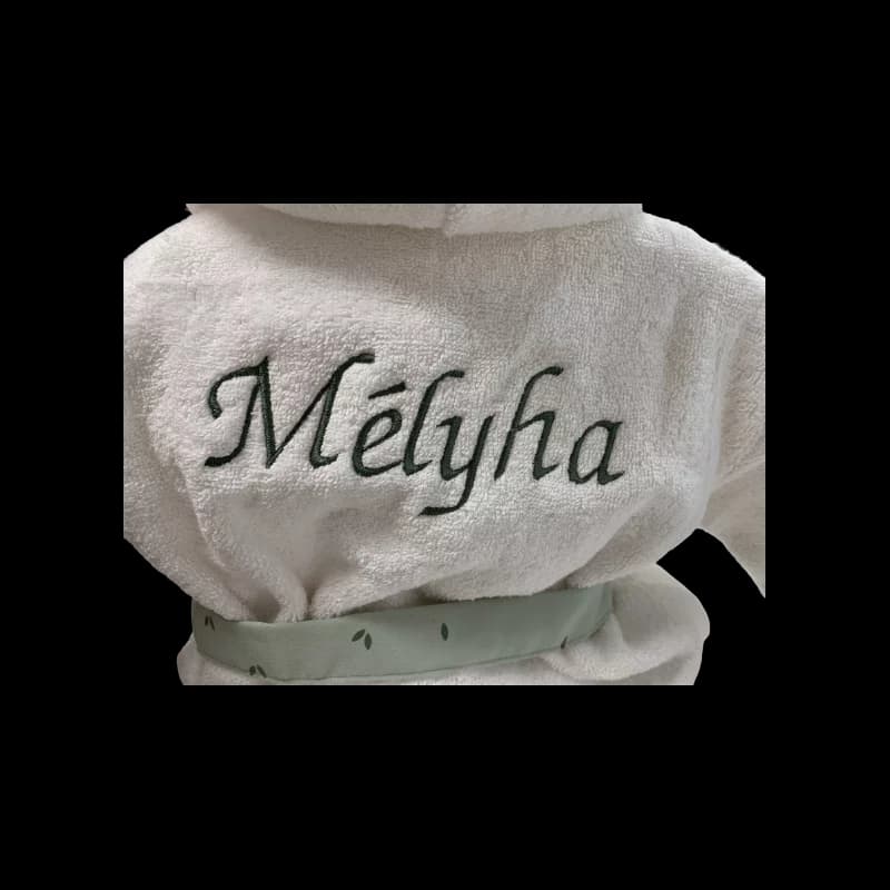 Gloop - peignoir de bain organic green 0 - 12 mois