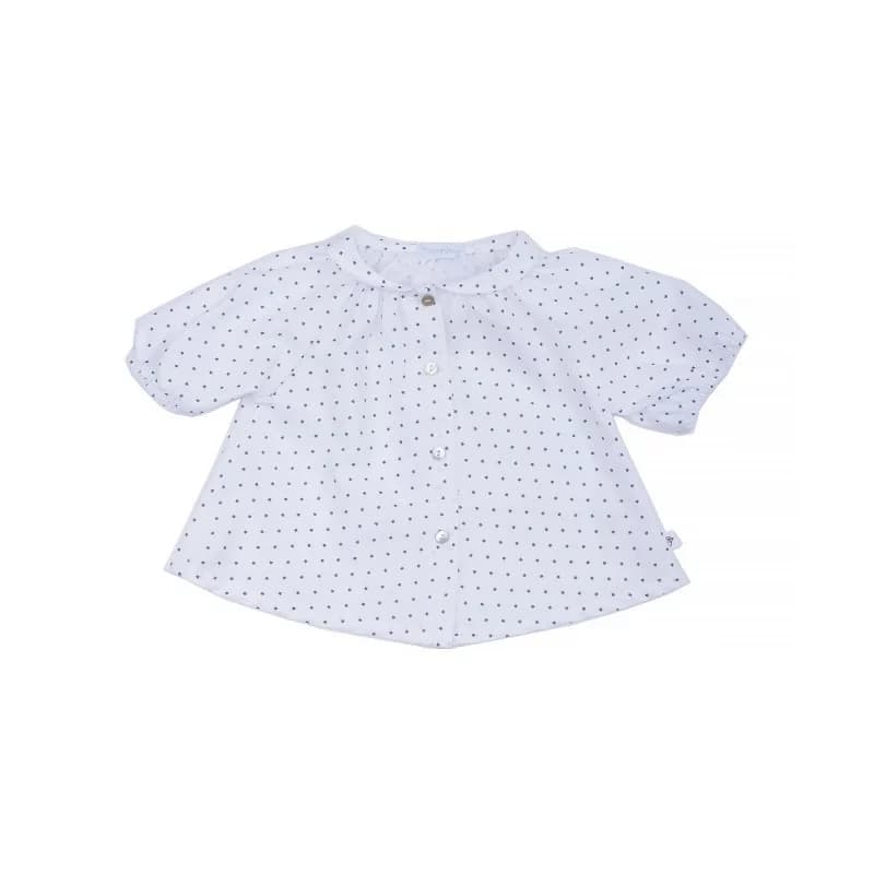 Blouse 100% coton avec étoiles laranjinha - 6 mois