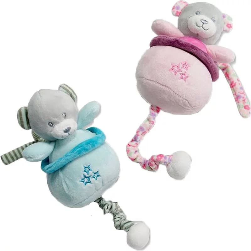 Teddy - boite Ă musique bleu