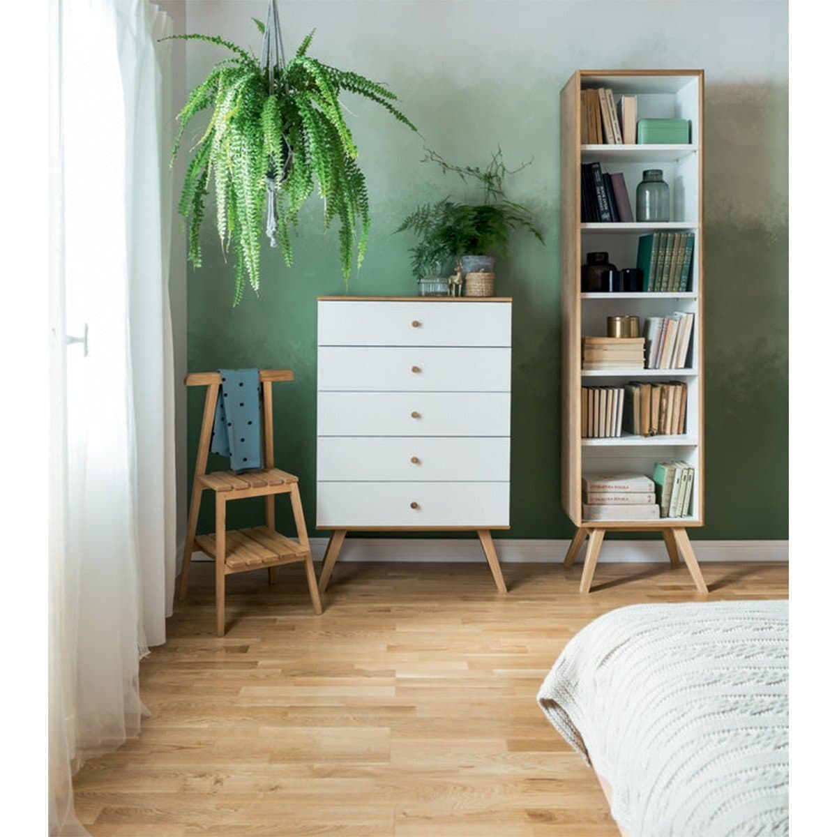 BibliothÚque 5 étagÚres H207,5 cm - NATURE - Calicosy