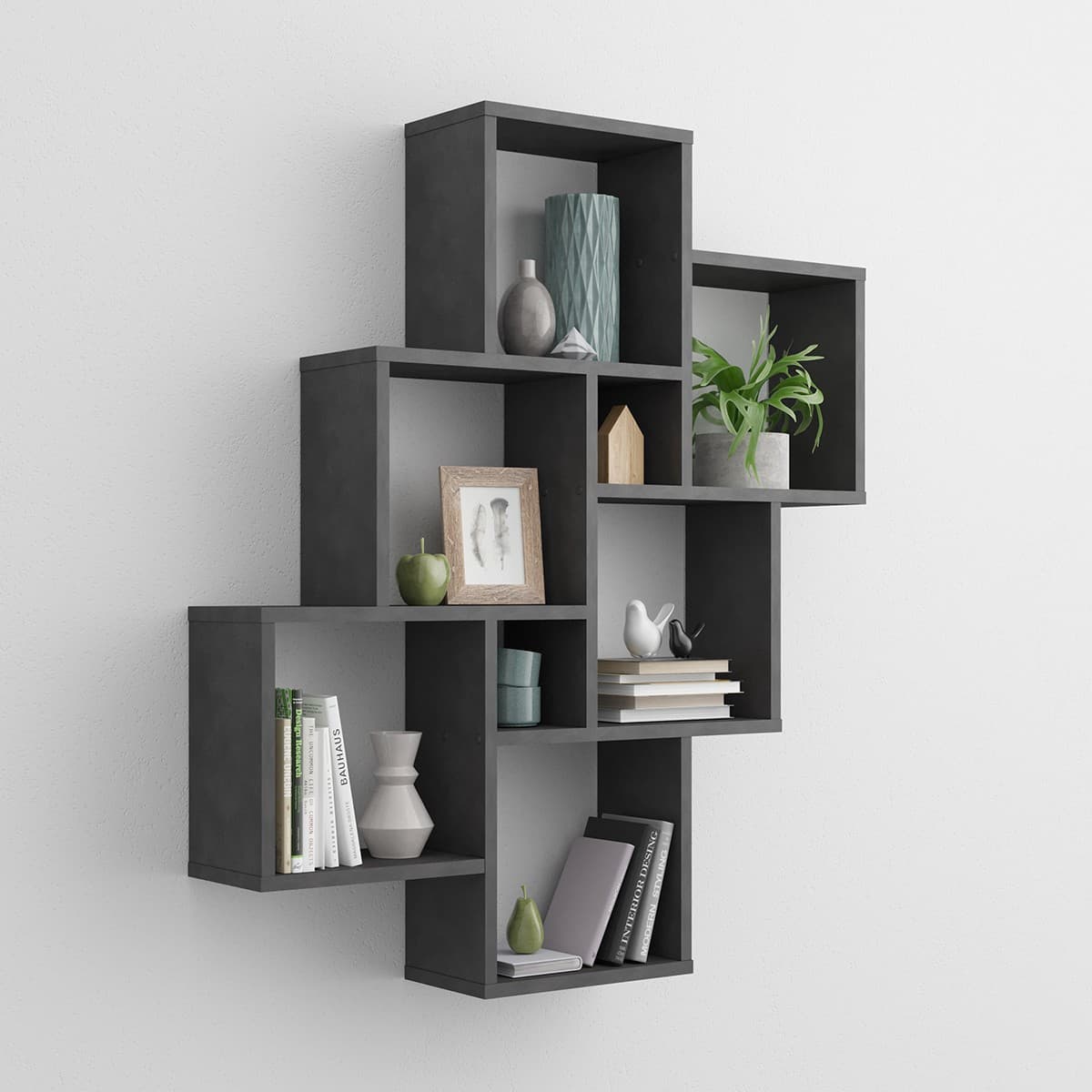 ĂtagĂšre Murale Flottante 8 Compartiments - Laurio - Calicosy