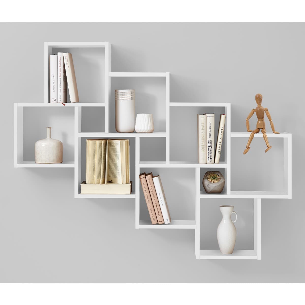 Etagère Murale Flottante 11 Compartiments - Laurio - Calicosy
