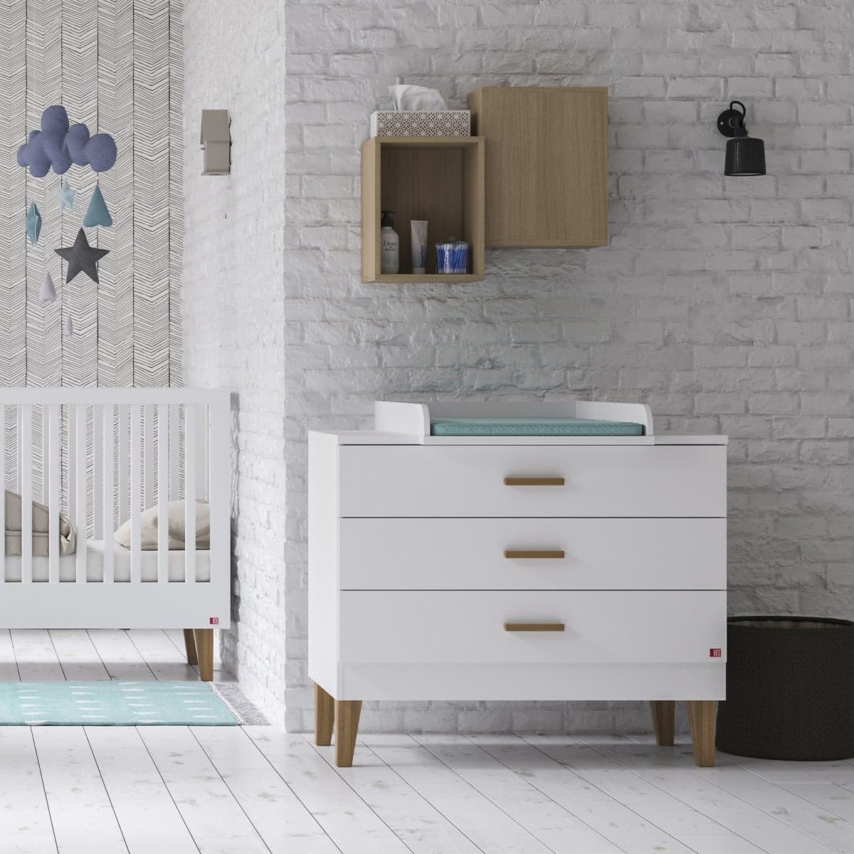 Commode 3 Tiroirs L100 x H86.5 cm - Lounge - Calicosy