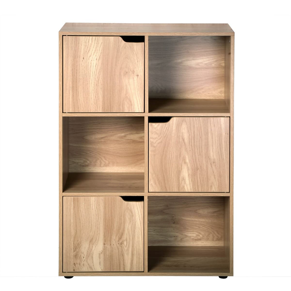 Meuble à 6 cases avec trois portes - Modu - MDF - Calicosy