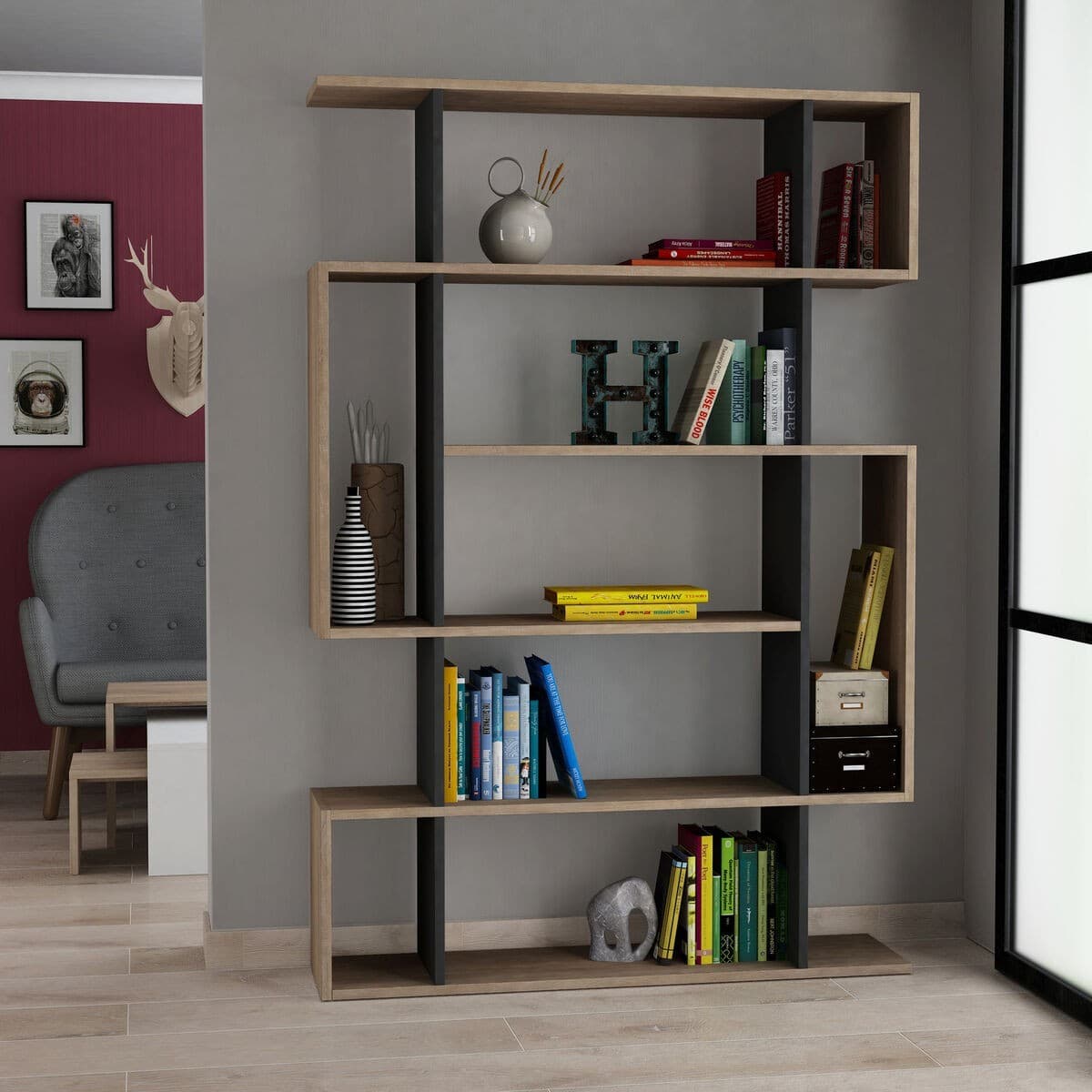 EtagĂšre bibliothĂšque H161 cm - MITO - Calicosy