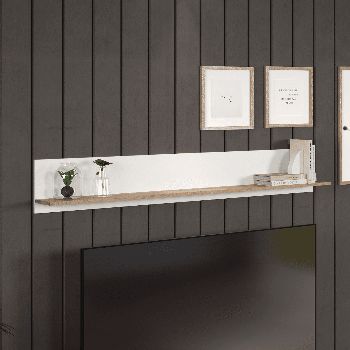 Etagère murale avec 1 tablette L170 cm - VITORIA - Calicosy