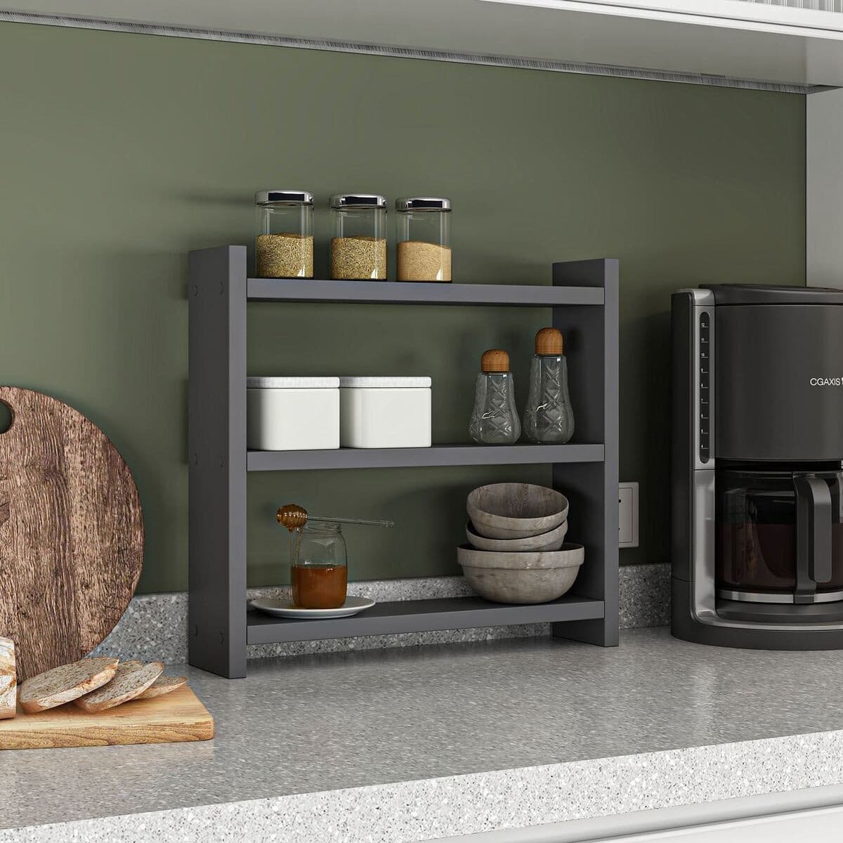 EtagĂšre de cuisine 3 tablettes H40 cm - COSMIC - Calicosy