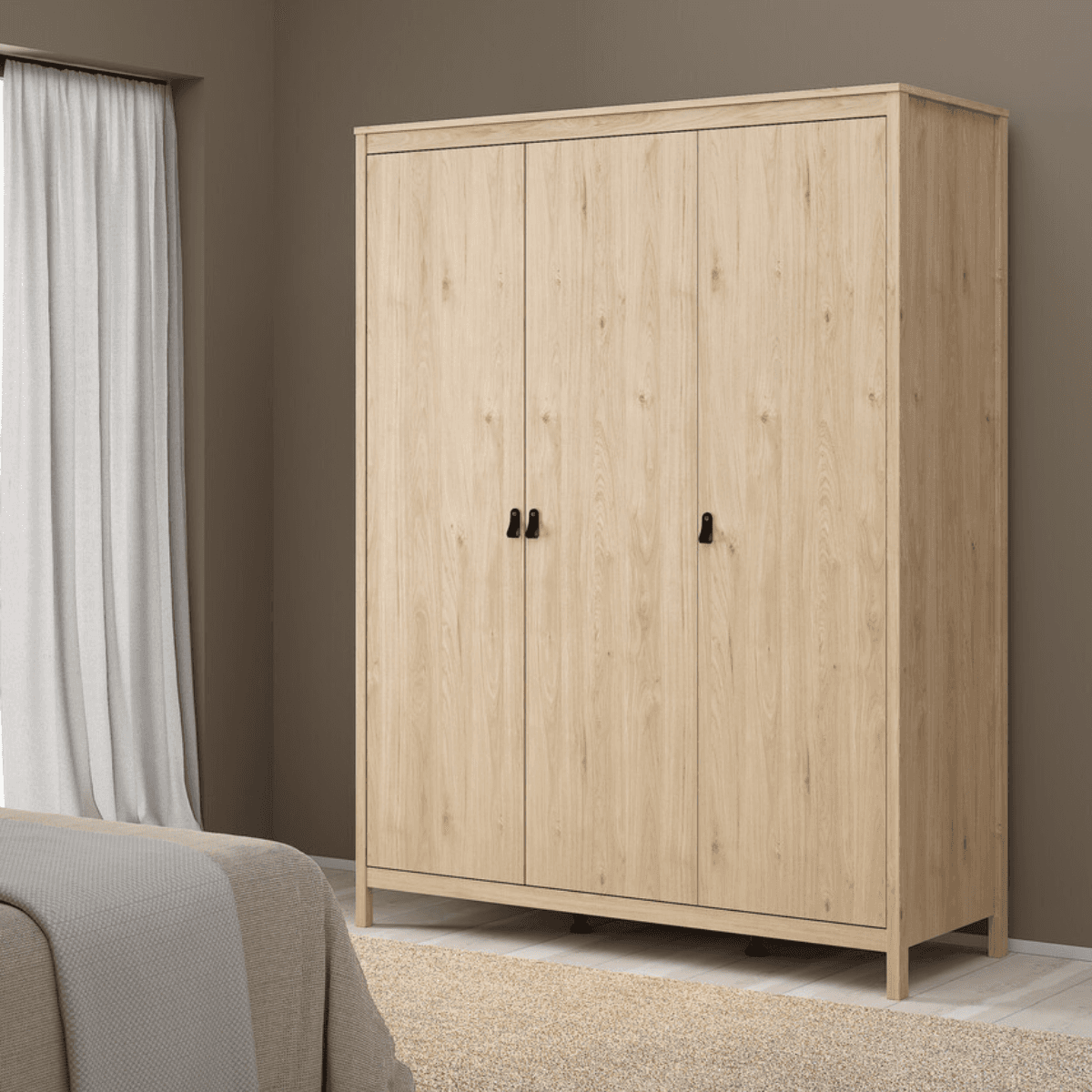Armoire 3 portes L150 cm - BARCELONE - Calicosy