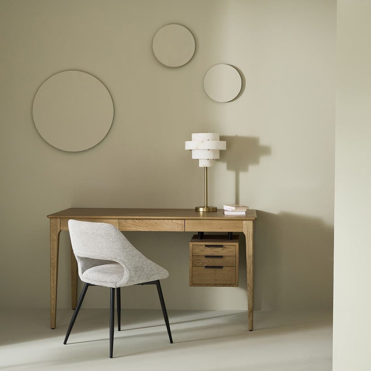 Bureau en chĂȘne massif JASPER - Calicosy