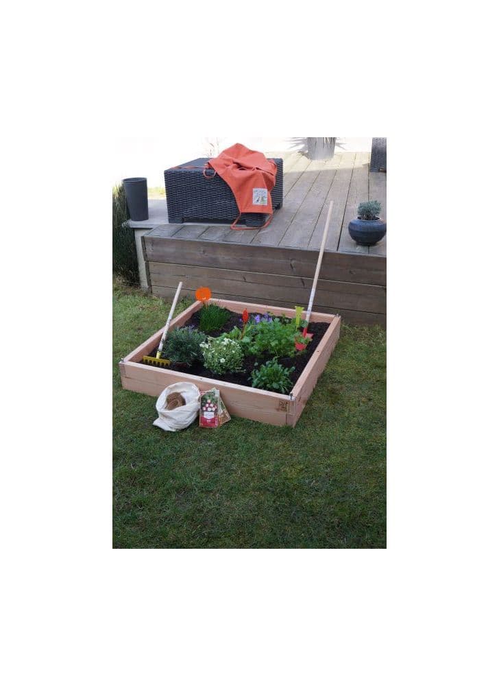 Mon Potager Enfant et Carré Potager BASIK, carré potager écoresponsable fabriqué en France