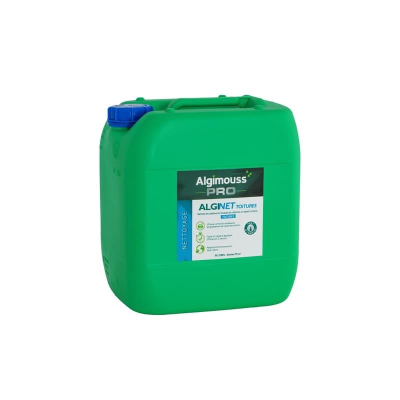 Nettoyants toiture alginet nettoyant toiture alginet 1 bidon(s) de 15 litre(s) extérieur anti-mousse 15 litre(s) - algimouss