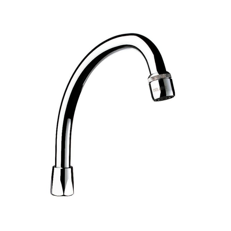 Becs universels col cygne f1/2" l150 aérateur + joint éco. 1 pièce(s) - delabie