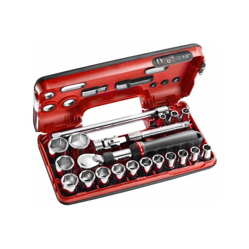 Coffret cliquet extensible 1/2'' dbox® coffret cliquet extensible 1/2'' dbox® 1 coffret(s) de 21 pièce(s) - facom