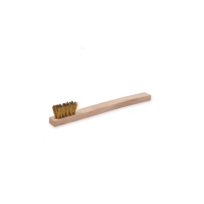 Brosses bougie brosse bougie manche bois acier laitonné droit 0,20 mm 1 pièce(s) - osborn