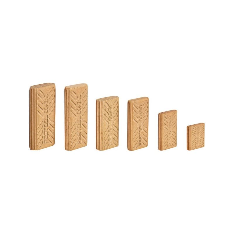 Assortiment domino hêtre assortiment de dominos 5 tailles 1 coffret(s) de 1060 pièce(s) - festool