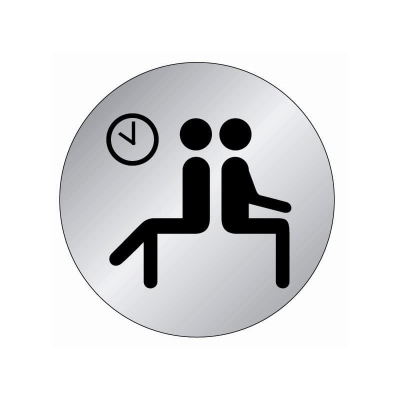 Plaques rondes aluminium plaque ronde alu - hall salle d'attente 1 pièce(s) - novap