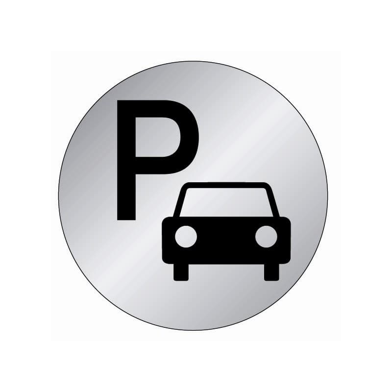 Plaques rondes aluminium plaque ronde alu - parking 1 pièce(s) - novap