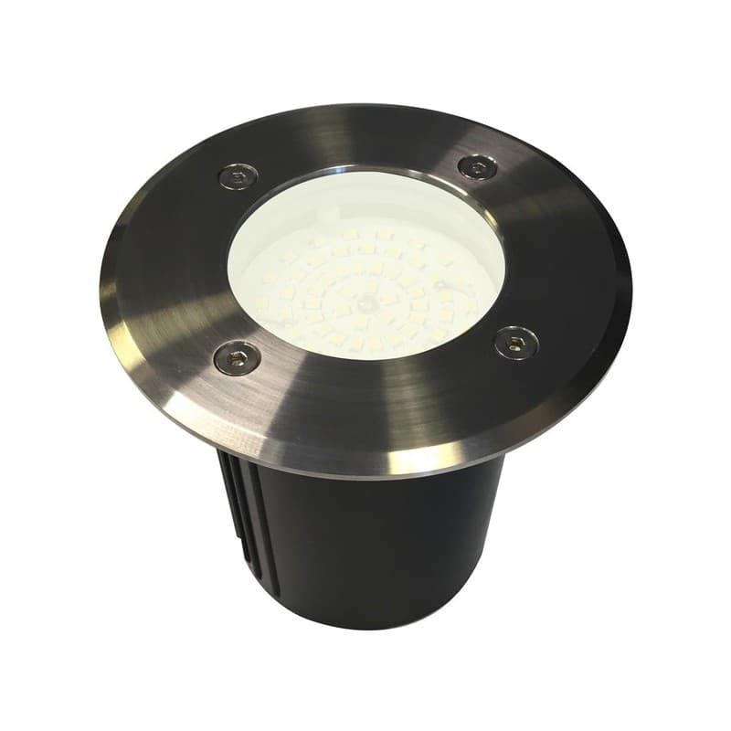 Encastrés de sol led 230v 120 mm encastré de sol 60 led 230v 120mm 7w 6500°k 630lm 1 pièce(s) - lumihome