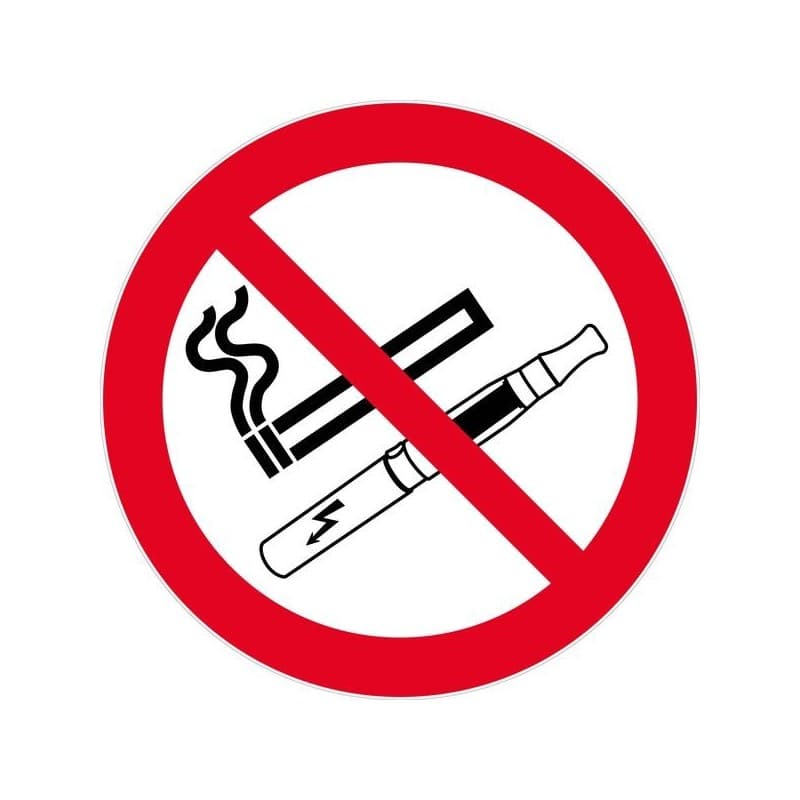 Disques d'interdiction disque ø300 mm - défense de fumer et de vapoter 1 pièce(s) - novap