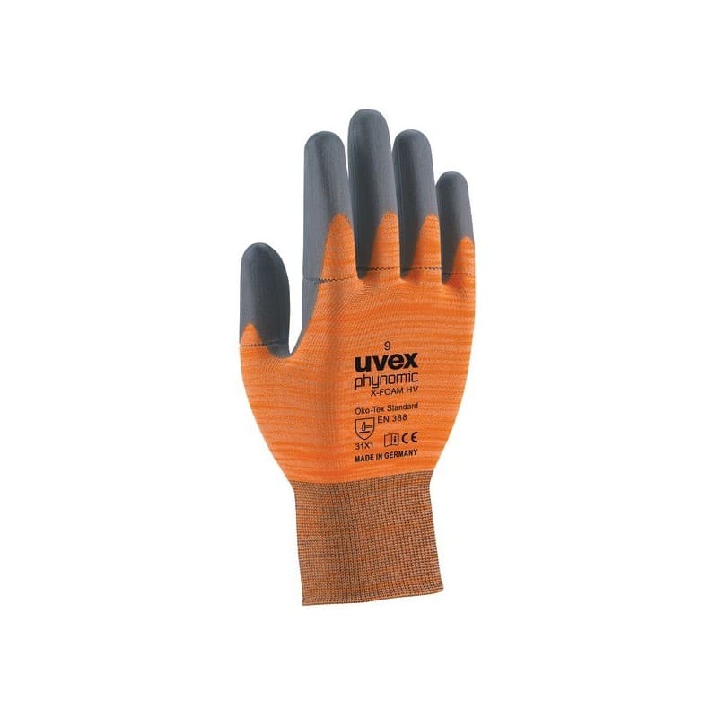 Gants phynomic x foam doigts détachables gants phynomic x foam hv t7 agressions mécaniques oui 7 lycra, mousse, nitrile, nylon, polyamide 1 sachet(s)
