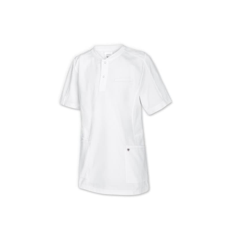 Tunique confort mixte à enfiler tunique confort mixte à enfiler blanc txl blanc xl 100 - 200 g coton / polyester tunique 1 pièce(s) à enfiler - bp bie