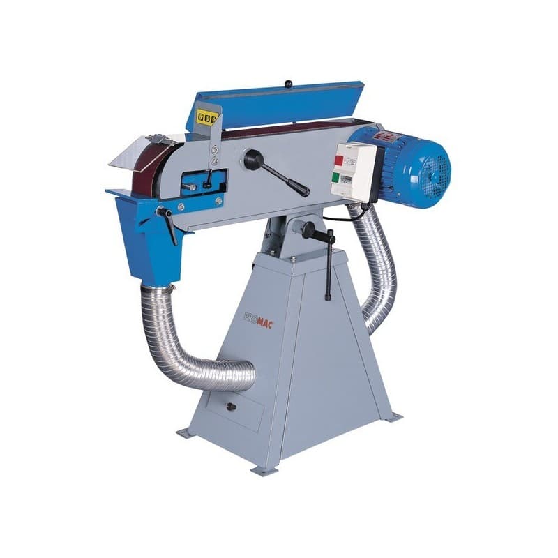 Ponceuse à bande 400 v - 2,2 kw secteur 75 mm ponceuse à bande 400 v - 2,2 kw 85 kg 1 pièce(s) 2200 w - promac