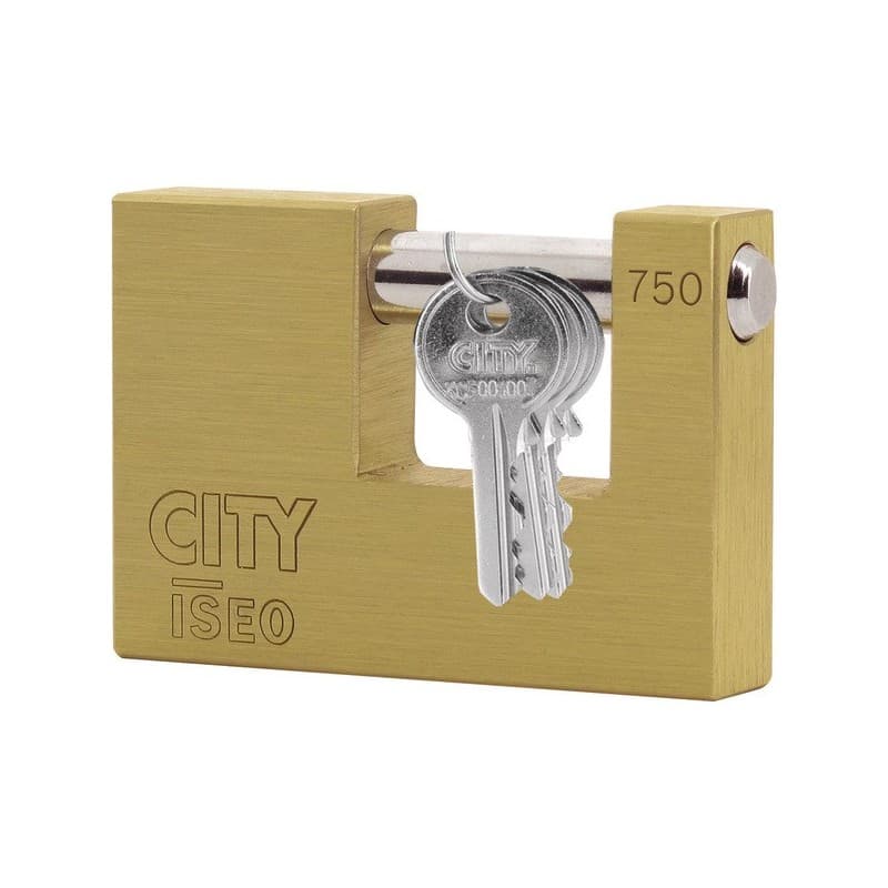 Cadenas city 750 rectangulaire 3 clés cadenas city 750 rectangulaire 3 clés 60 rectangulaire 1 pièce(s) - iseo france