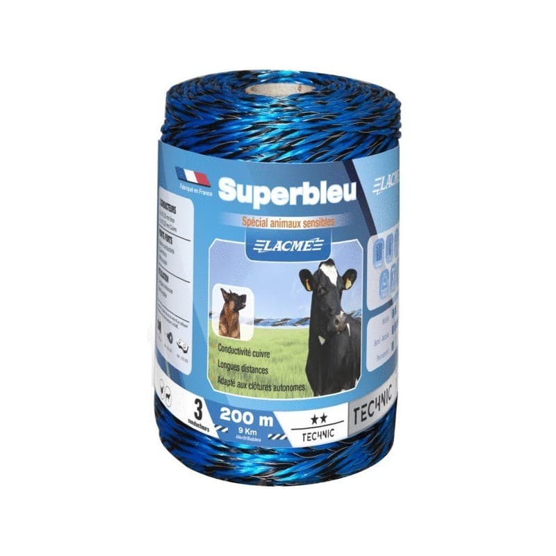 Fil de clôture électrifié fil de clôture électrifié 1 bobine(s) de 200 mètre(s) linéaire - lacme