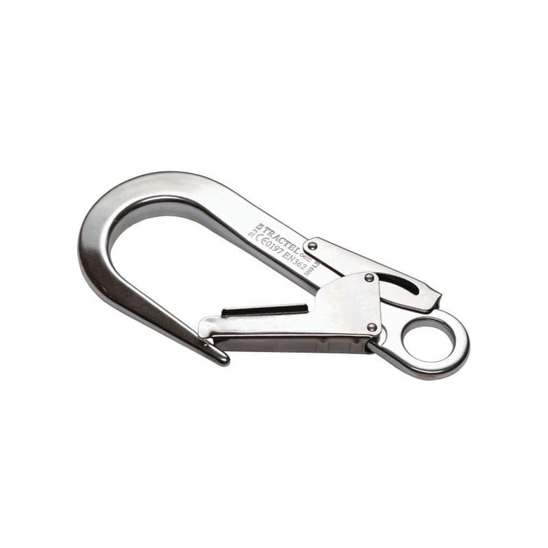 Mousqueton grande ouverture m51 aluminium, automatique 1 pièce(s) mousqueton grande ouverture m51 - tractel