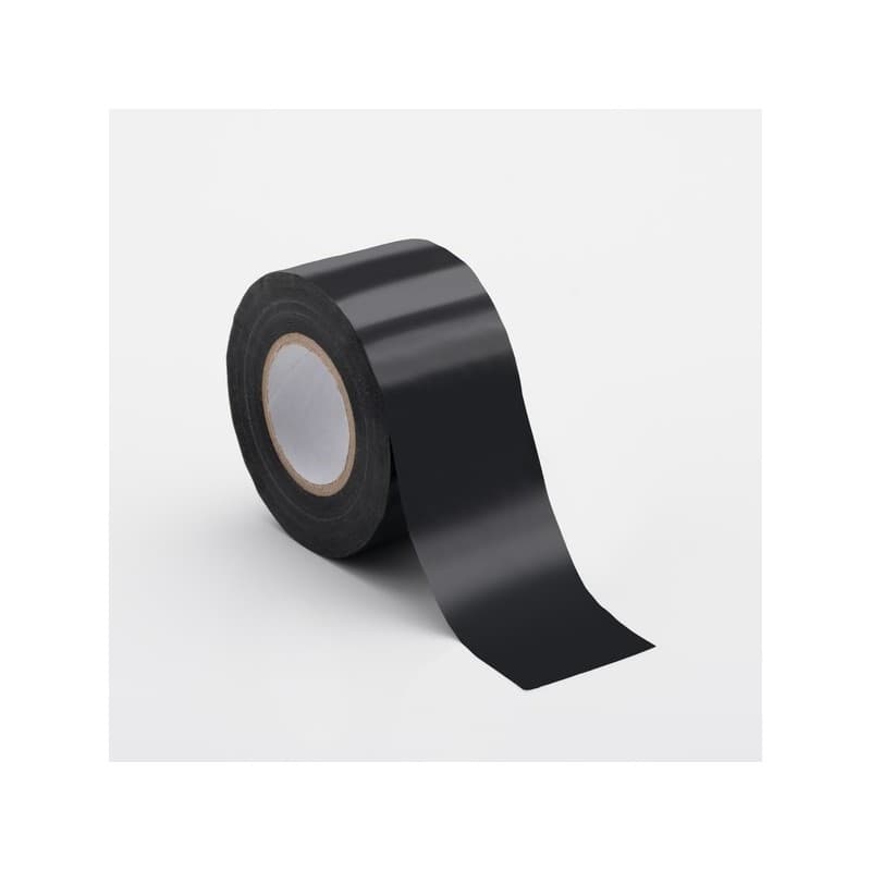Ruban adhésif plastifié noir 50 mm 1 rouleau(x) de 33 mètre(s) linéaire ruban adhésif plastifié 33 m - nmc