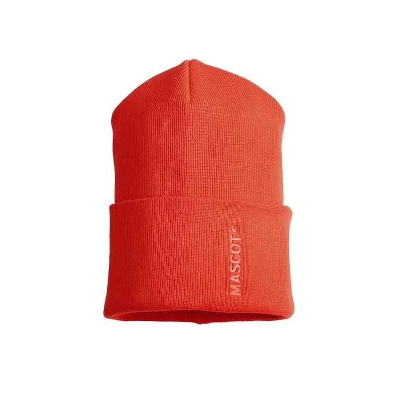 Bonnet stretch customized 200 - 300 g rouge bonnet tu 0 1 pièce(s) polyester recyclé bonnet strectch customized rouge fluo - mascot