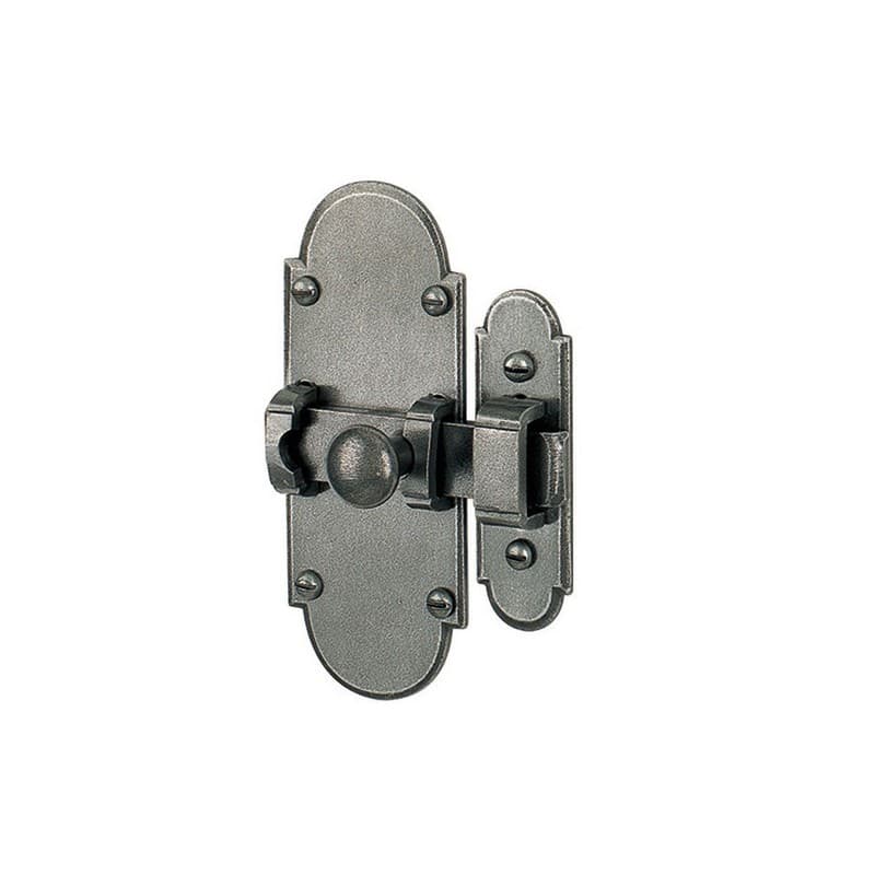 Targettes ligne france targette france 80x28 avec gâche platine shérardisé patiné 1 pièce(s) - brionne