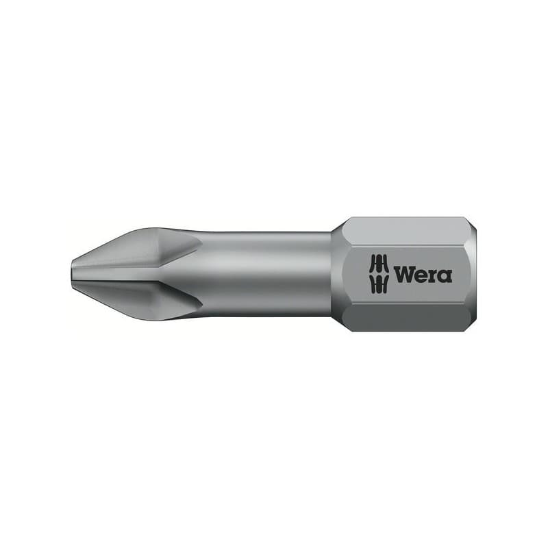 Embouts torsion® phillips® jeu d'embouts torsion philips 2x25 25 mm phillips® ph2 1 blister(s) de 2 pièce(s) - wera werkzeuge