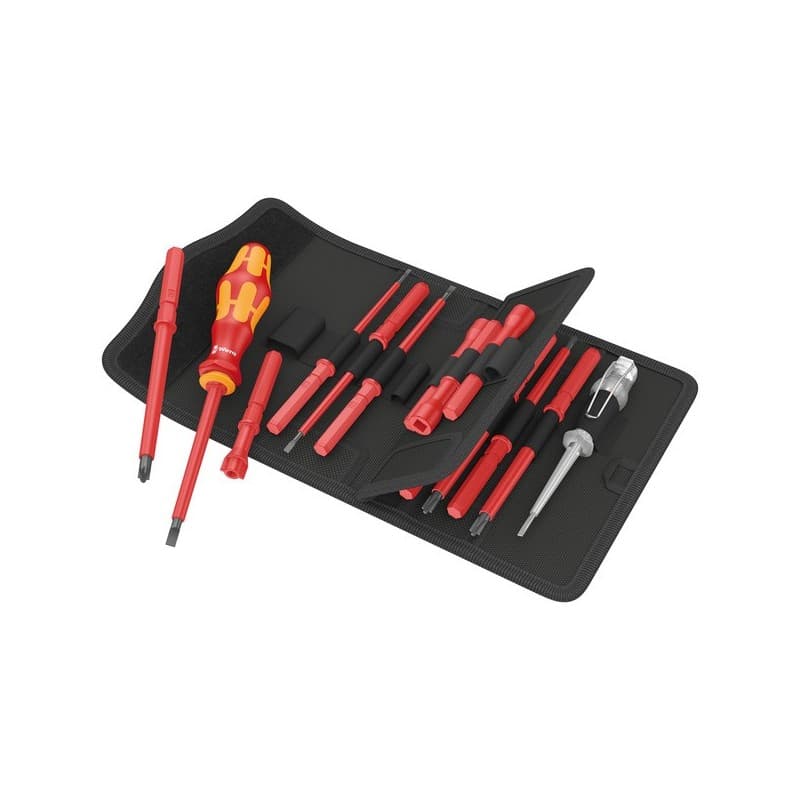 Assortiment tournevis isolés assortiment tournevis isolés 1 jeu(x) de 18 pièce(s) - wera werkzeuge