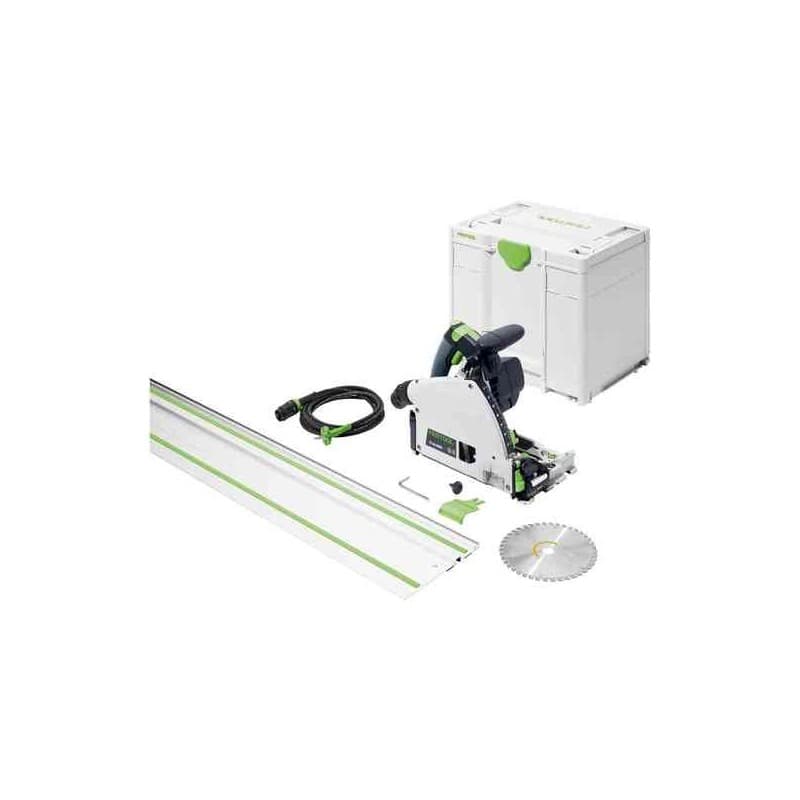 Scie plongeante ts 60 kebq-plus-fs secteur 1500 w 4.8 kg 6800 trs/min 45 mm 1 coffret(s) scie plongeante ts 60 kebq-plus-fs 62 mm 168 mm - festool