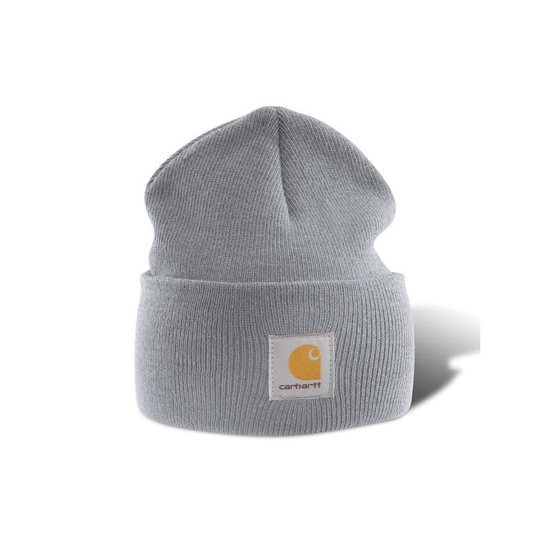 Bonnets tricot double épaisseur bonnet acrylique gris tu 200 - 300 g gris bonnet acrylique tu 0 1 pièce(s) - carhartt
