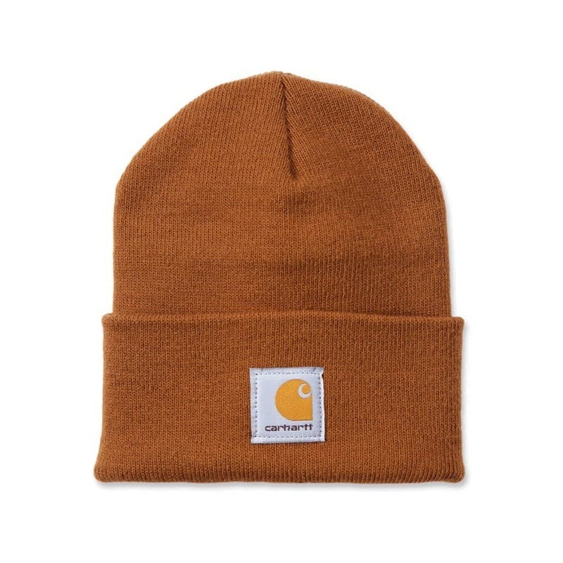 Bonnets tricot double épaisseur bonnet acrylique marron tu 200 - 300 g bonnet acrylique marron tu 0 1 pièce(s) - carhartt