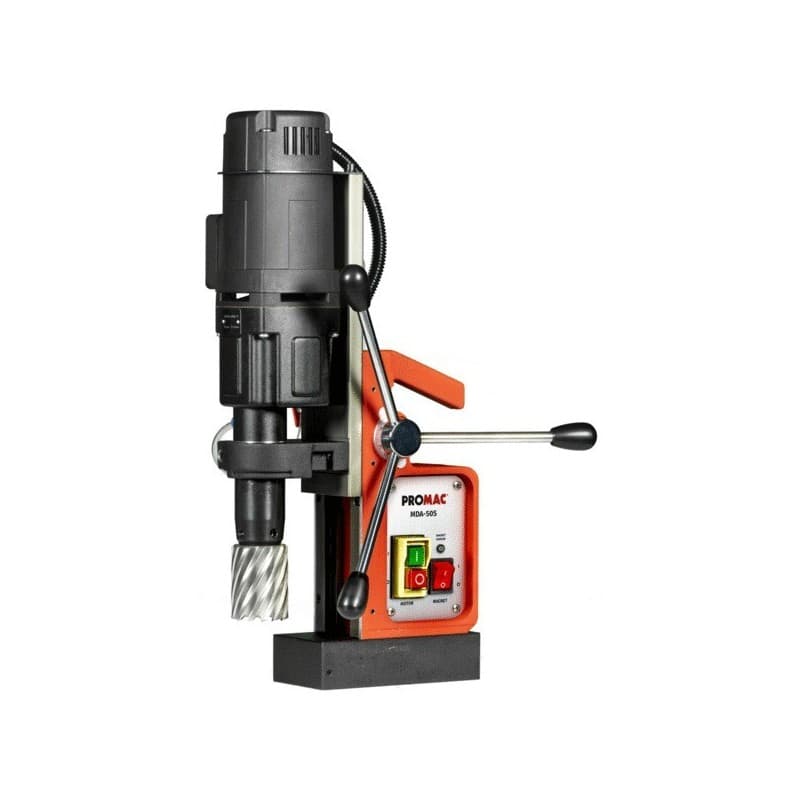 Perceuse magnétique mda-50s 230v 1,2kw secteur 50 mm 13.5 kg 1 pièce(s) manuel perceuse magnétique mda-50s 230v 1,2kw 690 tr/min 16000 n 1200 w 3/4 we