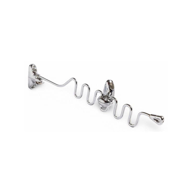 Entrebâilleurs sairpentin 1 pièce(s) à vis chromé entrebâilleur de fenêtre entrebâilleur de fenêtre sairpentin - chromé - socona