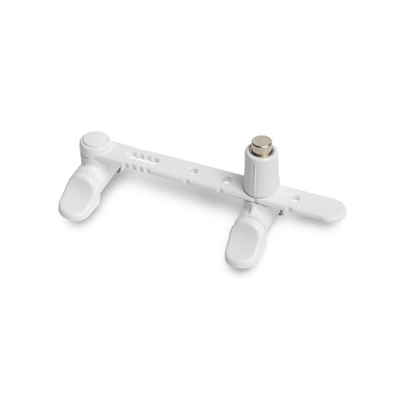 Entrebâilleurs de sécurité airlock blanc 1 pièce(s) à vis entrebâilleur de fenêtre entrebâilleur sécurité pour fenêtre airlock à bouton - blanc à bout