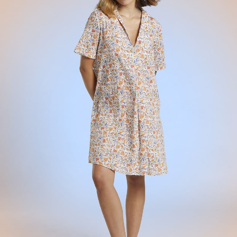 Robe MAT DE MISAINE Rita 4169 42 I308 Imp.Tangerine