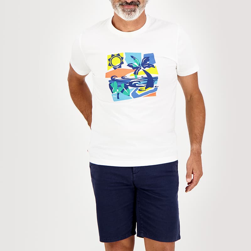 T-shirt TBS Cyrustee M 017 Arctique