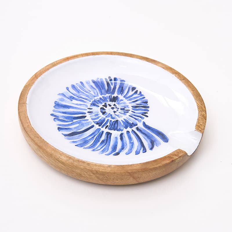 Repose cuillère en bois émaillé "Conque" BATELA DECO