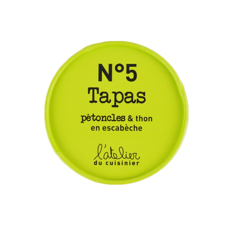 Tapas n°5 Pétoncles & Thon en escabèche L'ATELIER DU CUISINIER