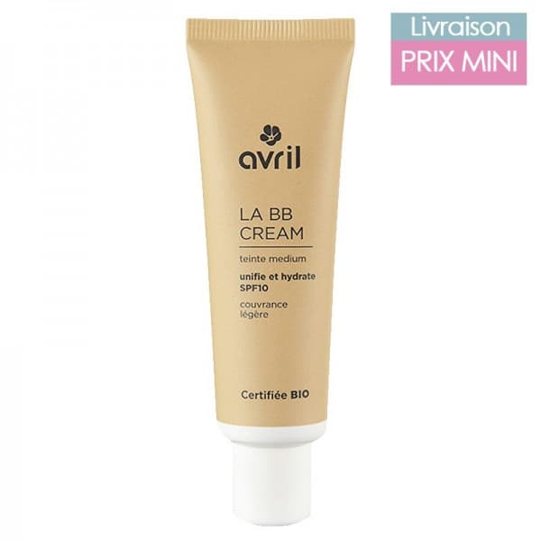 BB Cream bio - Jojoba, Karité, Amande Douce - Avril Medium