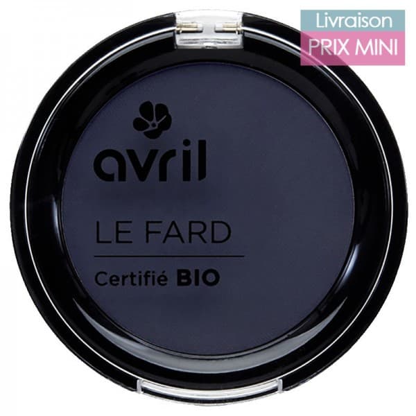 Fard à paupières bio - Avril Bleu de minuit irisé