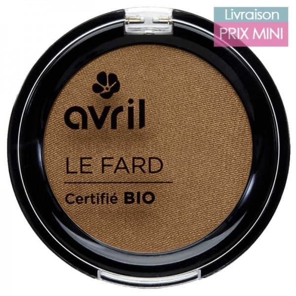 Fard à paupières bio - Avril Noisette irisé